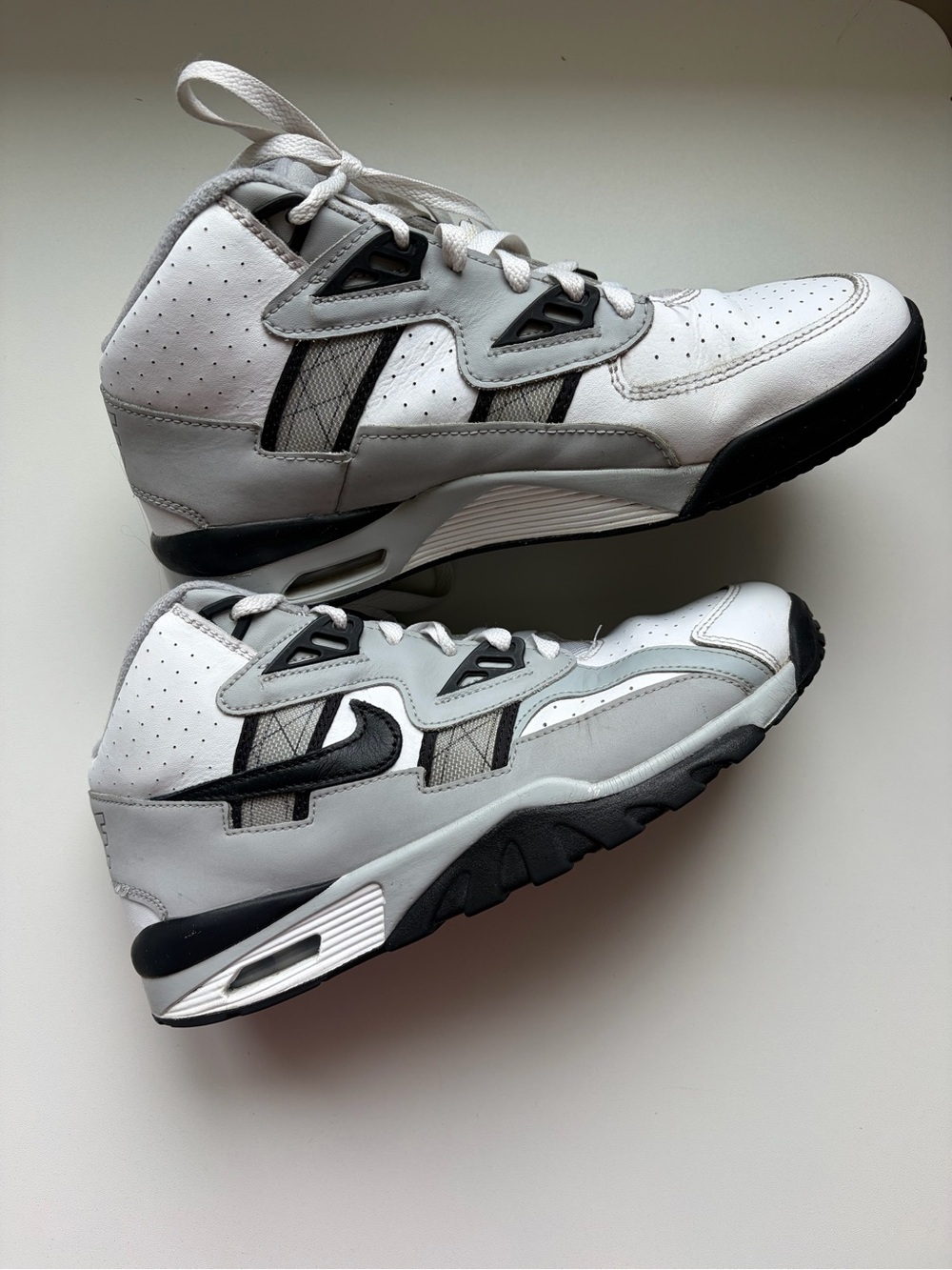 Nike Air Trainer SC High Bo Jackson Sneakers Men's Size 7 White Black Gray Shoes